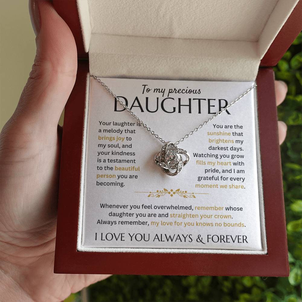 (Almost Sold Out!) To My Precious Daughter - Love Knows No Bounds - D16