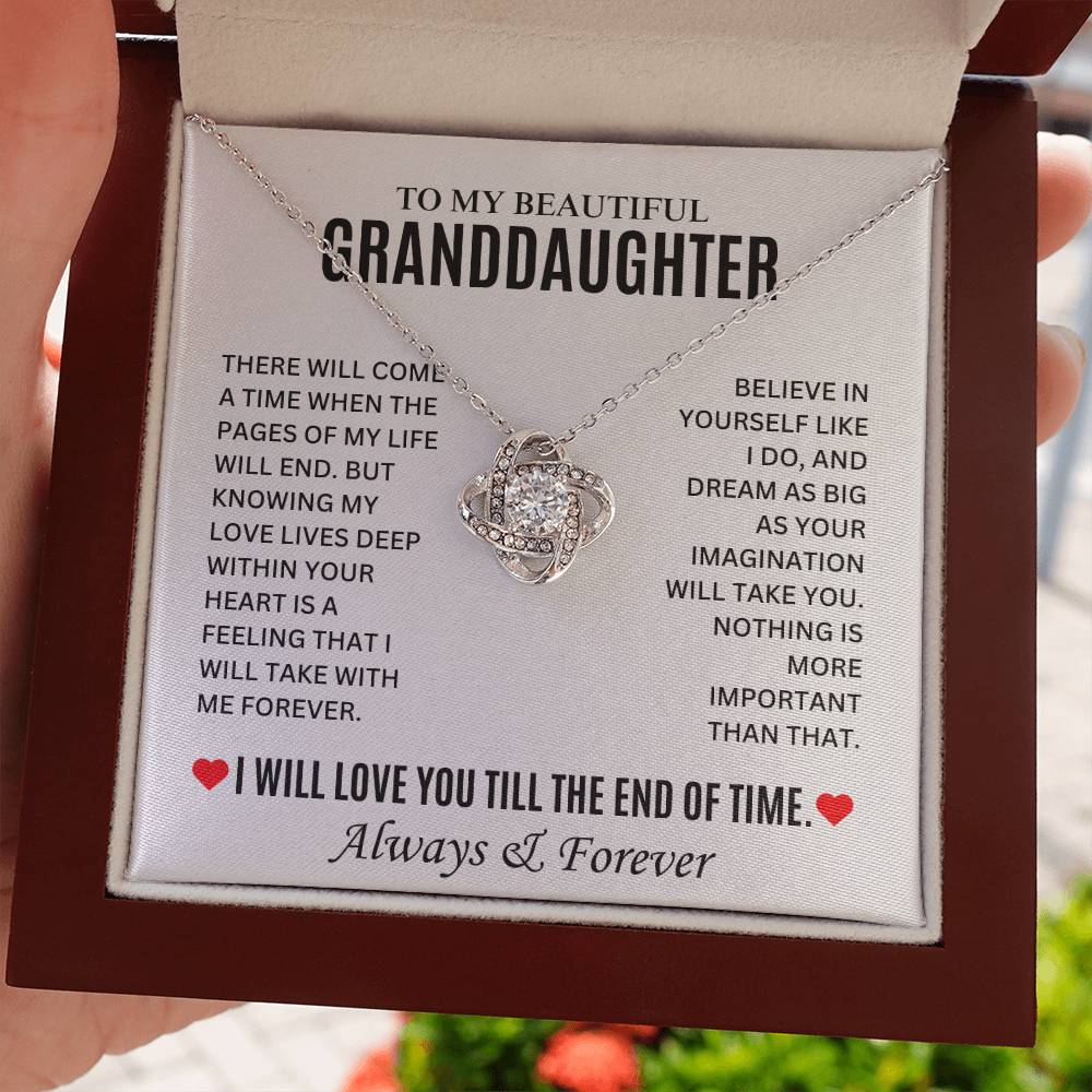 (Almost Sold Out!) To My Precious Granddaughter - I Love You Always & Forever - G17
