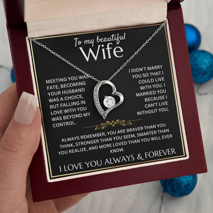 (Almost Sold Out!) To My Beautiful Wife - Can't Live Without You - W13