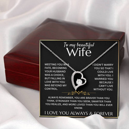 (Almost Sold Out!) To My Beautiful Wife - Can't Live Without You - W13