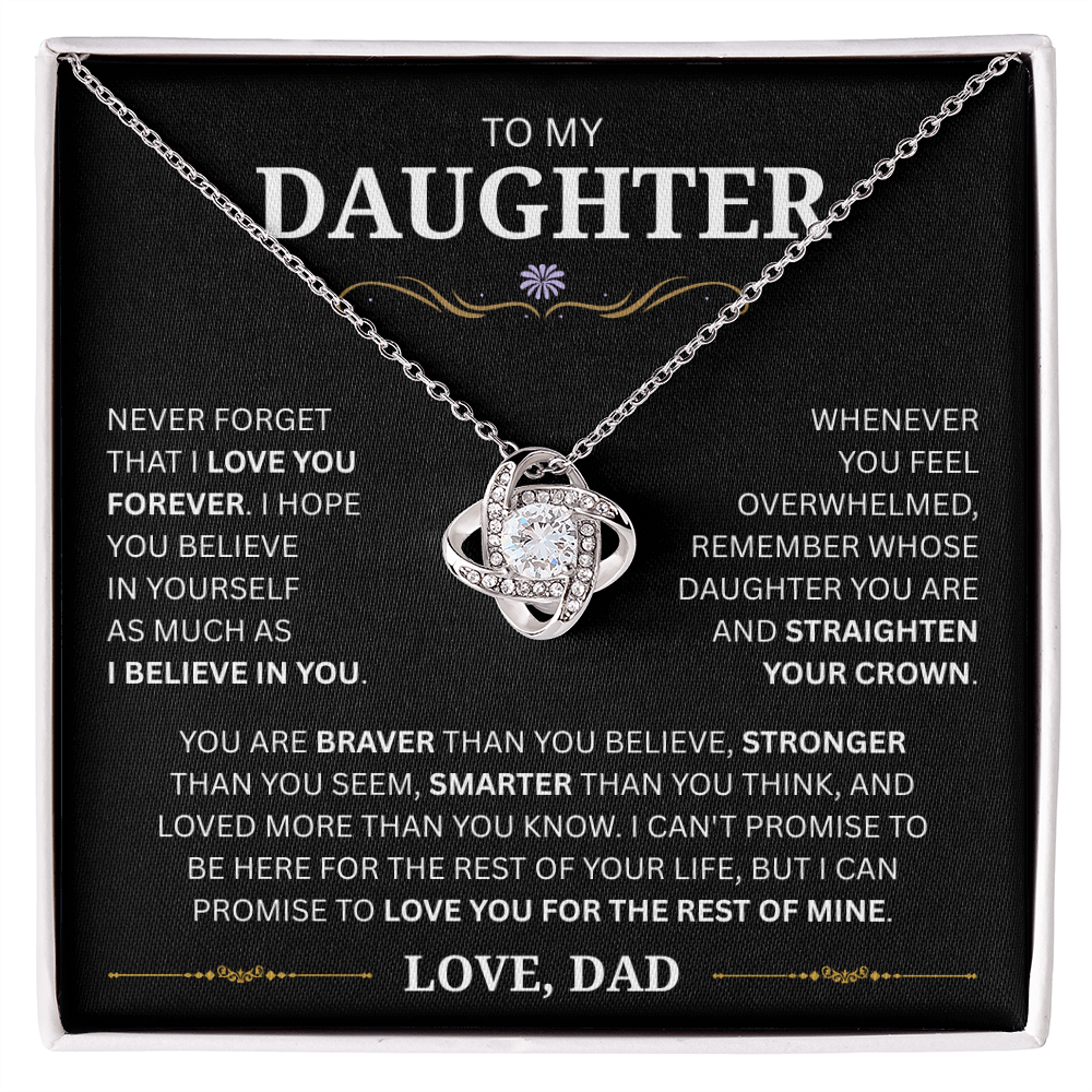 (Almost Sold Out!) To My  Daughter - I Love You For The Rest Of Mine - D19