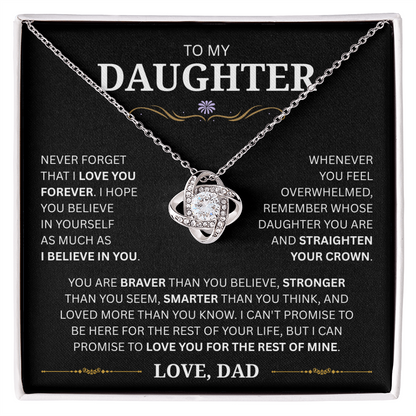 (Almost Sold Out!) To My  Daughter - I Love You For The Rest Of Mine - D19