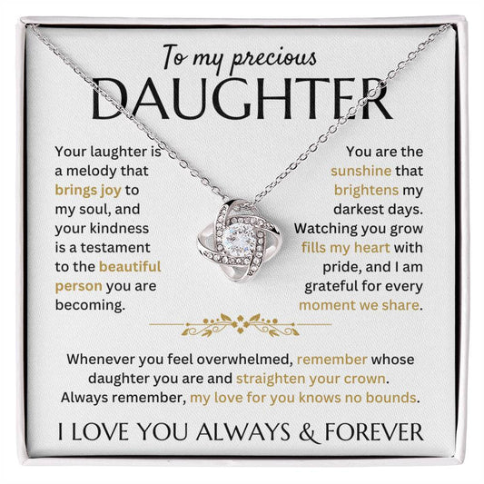 (Almost Sold Out!) To My Precious Daughter - Love Knows No Bounds - D16