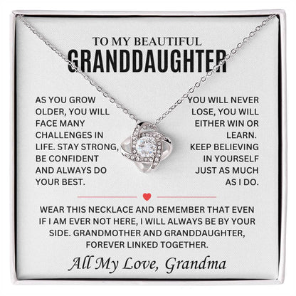 (Almost Sold Out!) To My Precious Granddaughter - Always Be By Your Side - G18