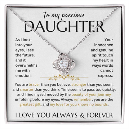 (Almost Sold Out!) To My Precious Daughter - Love Knows No Bounds - D11