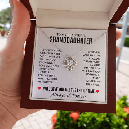 (Almost Sold Out!) To My Precious Granddaughter - I Love You Always & Forever - G17