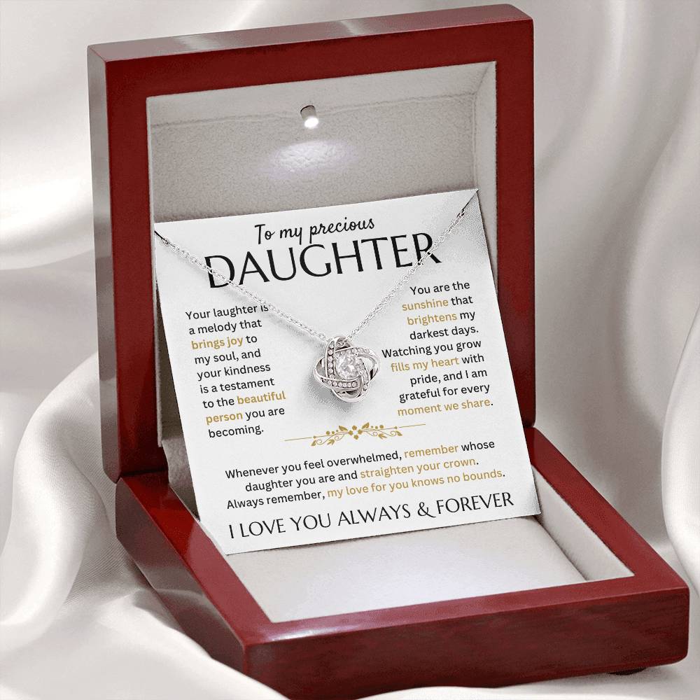 (Almost Sold Out!) To My Precious Daughter - Love Knows No Bounds - D16