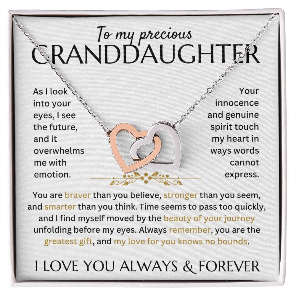 (Almost Sold Out!) To My Precious Granddaughter - Love Have No Bounds - G13