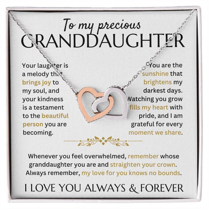 (Almost Sold Out!) To My Precious Granddaughter - Love Have No Bounds - G14