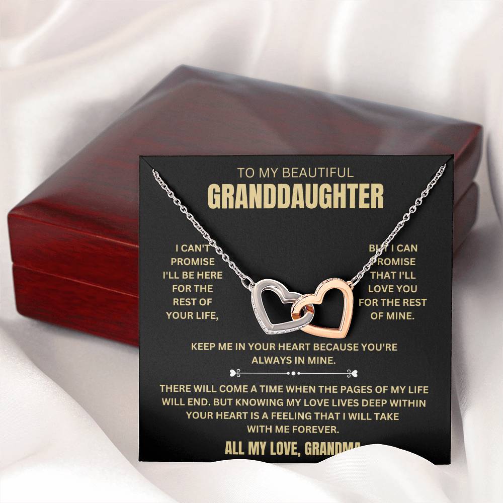 (ALMOST SOLD OUT!) To My Beautiful Granddaughter - Keep Me In Your Heart, Love Grandma - G19