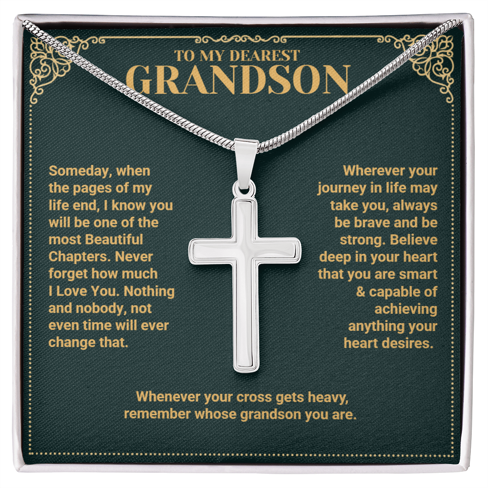 (ALMOST SOLD OUT!) To My Dearest Grandson - Remember Whose Grandson You Are - G35