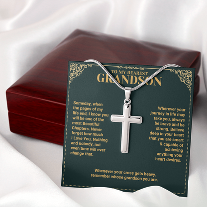 (ALMOST SOLD OUT!) To My Dearest Grandson - Remember Whose Grandson You Are - G35