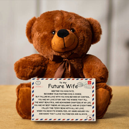 To My Future Wife - Personalized Teddy Bear Gift Set - FW20